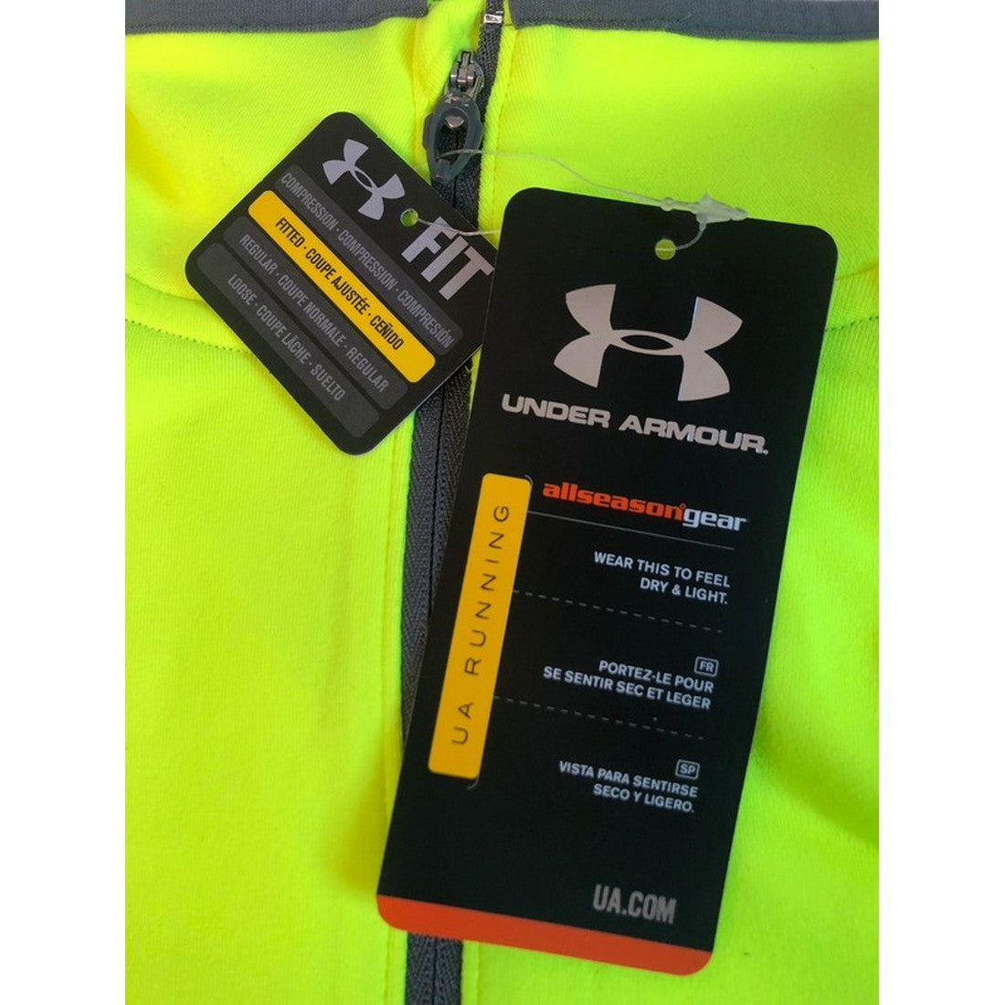 Camiseta con cremallera Flyweight Allseasongear para hombre de Under Armour