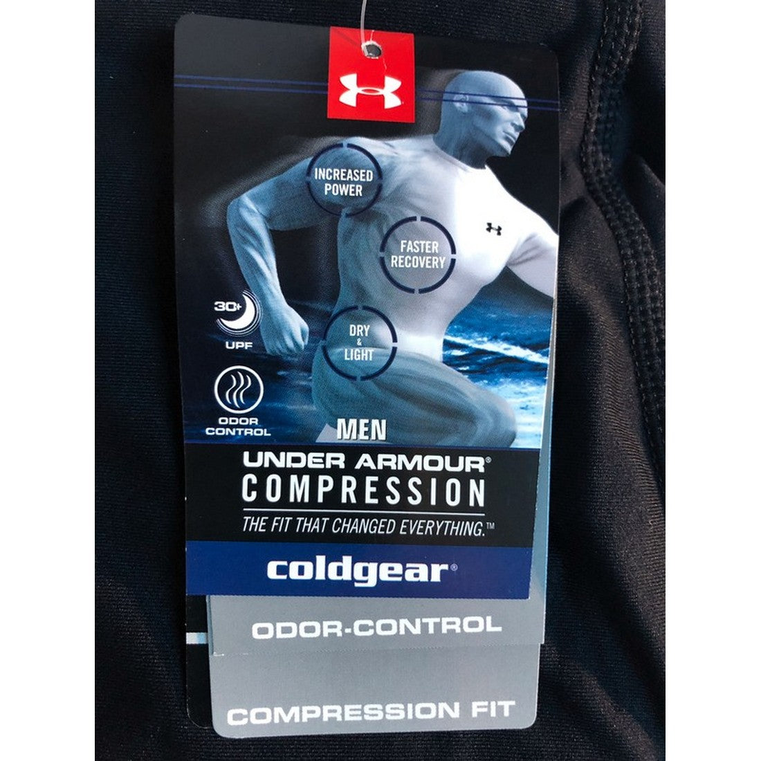 Legging técnico largo negro para hombre de Under Armour