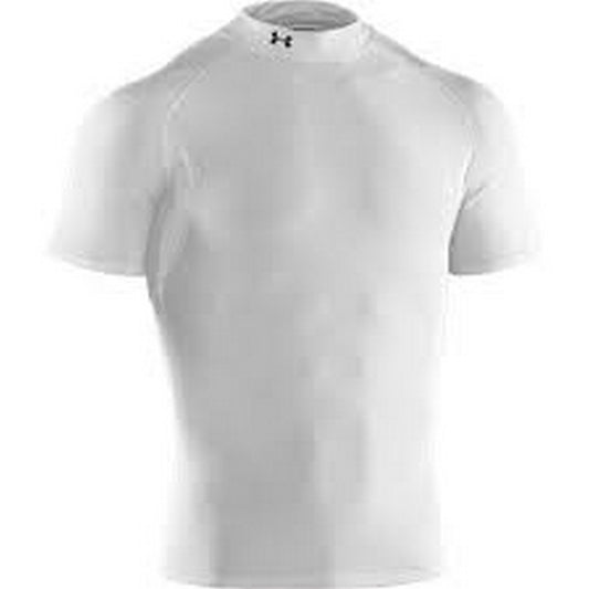 Camiseta termica técnica blanca de manga corta para hombre de Under Armour