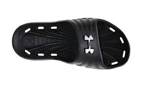 Chanclas UA M Locker negras para hombre de Under Armour