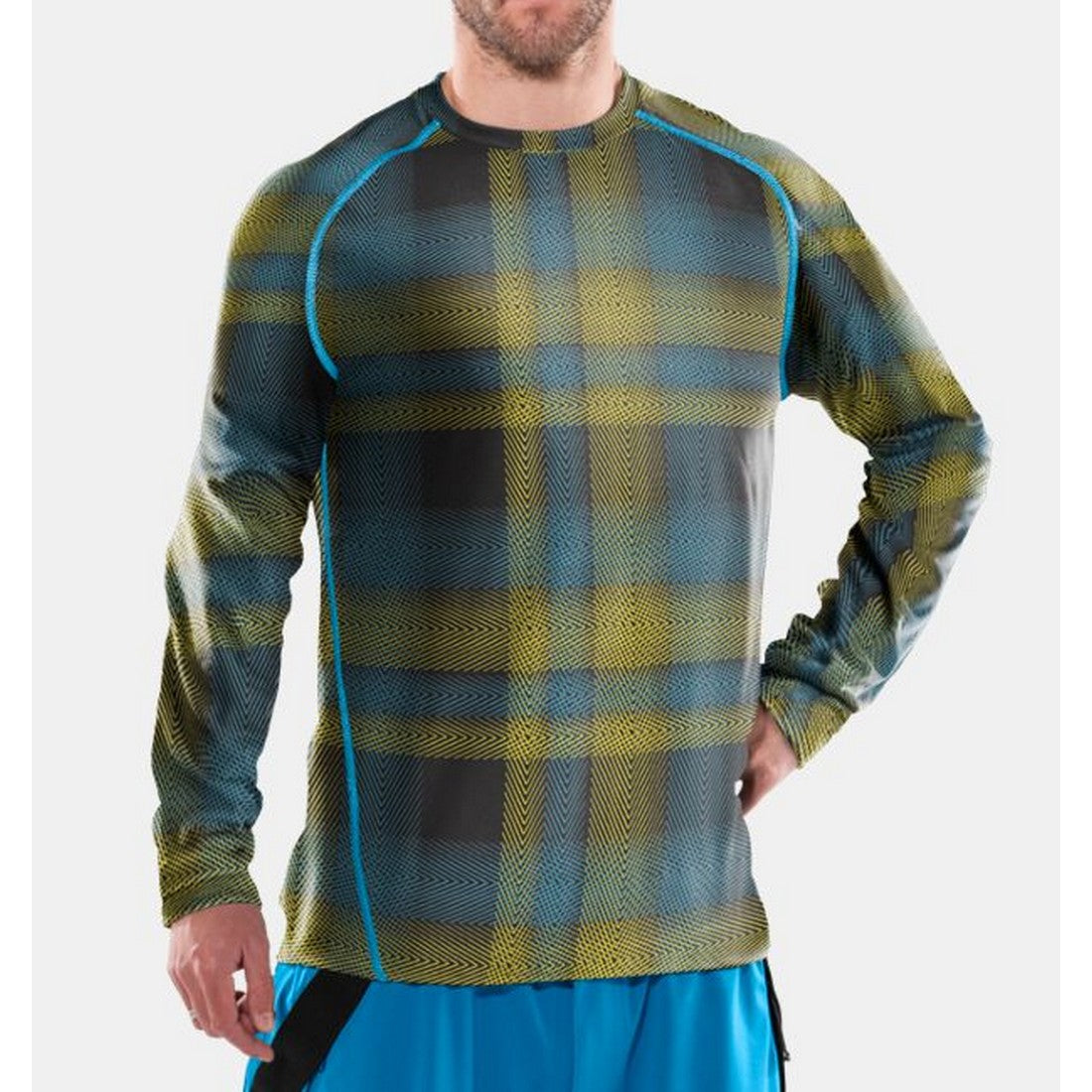 Camiseta termica tecnica de manga larga Base Map 2.0 para hombre de Under Armour