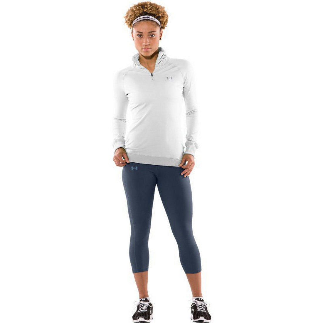 Camiseta termica tecnica con cremallera Catalyst en el cuello para mujer de Under Armour
