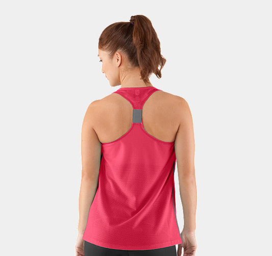 Camiseta de tirantes Fly By Strech Mesh semi ajustada para mujer de Under Armour