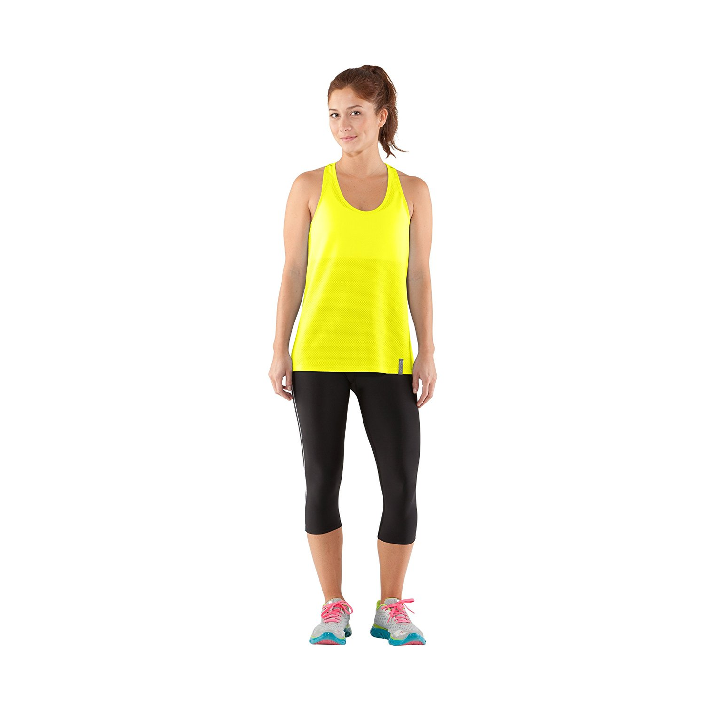 Camiseta de tirantes Fly By Strech Mesh semi ajustada para mujer de Under Armour