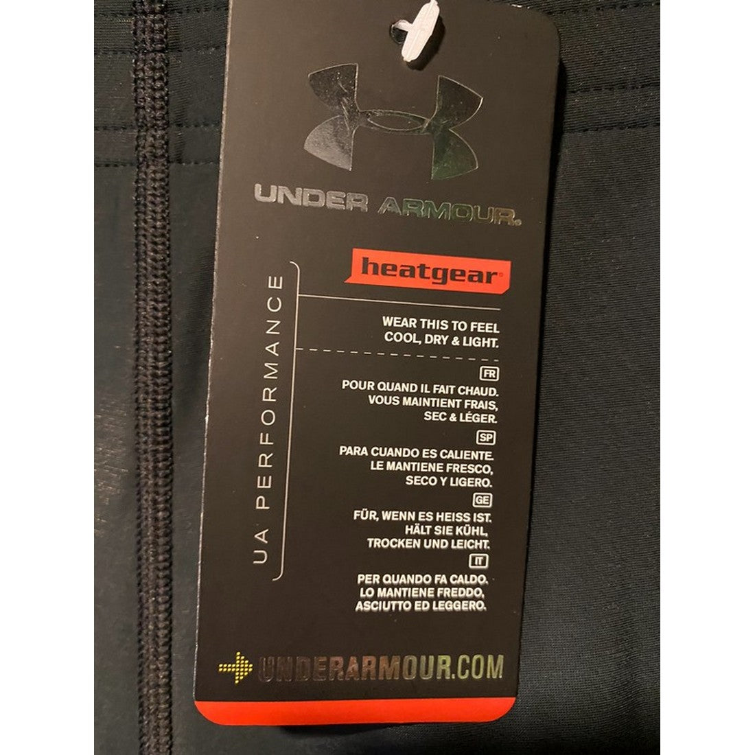 Legging técnico Capri (3/4) negro Compression Heatgear para hombre de Under Armour
