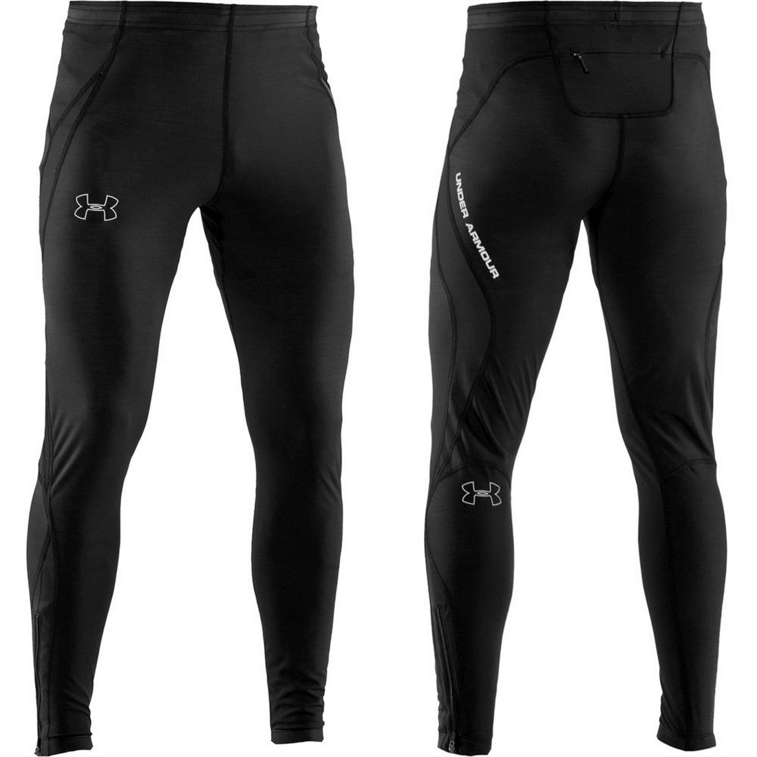 Legging técnico largo negro Compression Heatgear para hombre de Under Armour