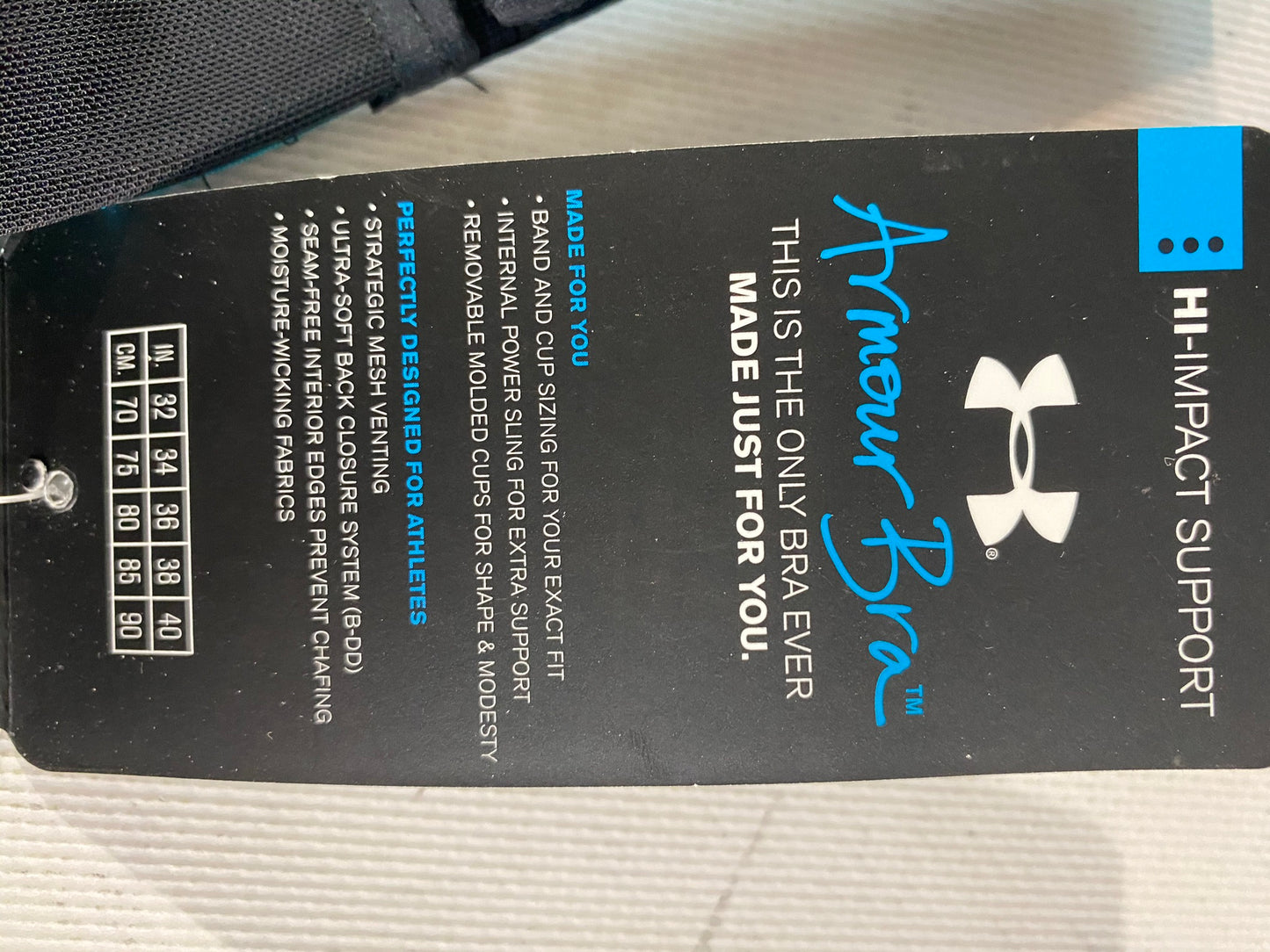Sujetador deportivo de alto impacto Copa B de Under Armour