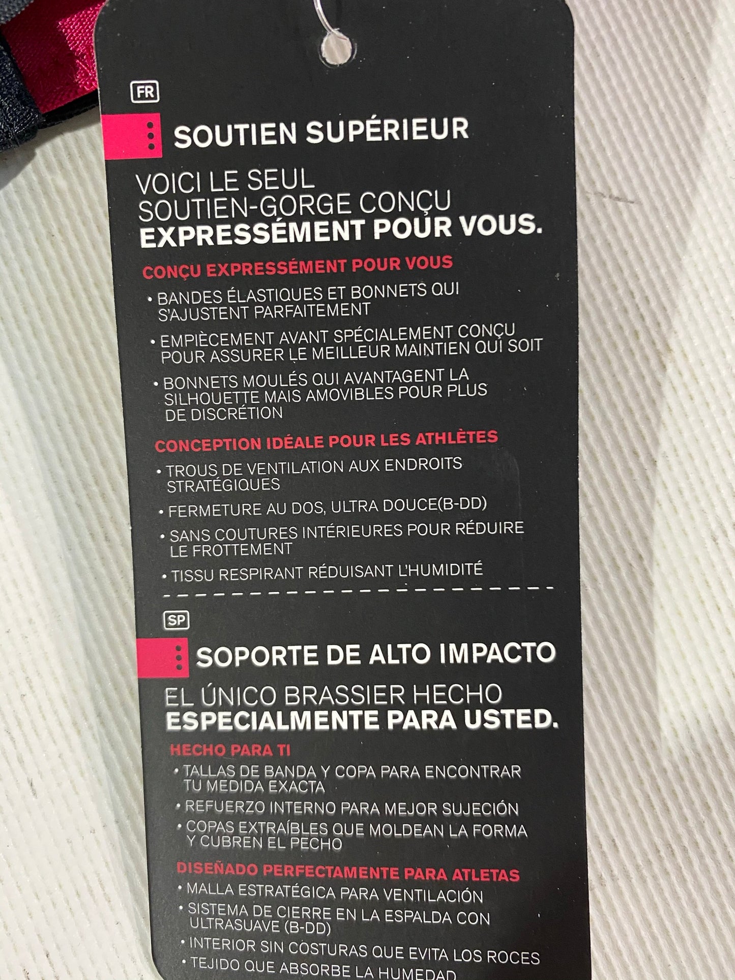 Sujetador deportivo de alto impacto Copa C de Under Armour