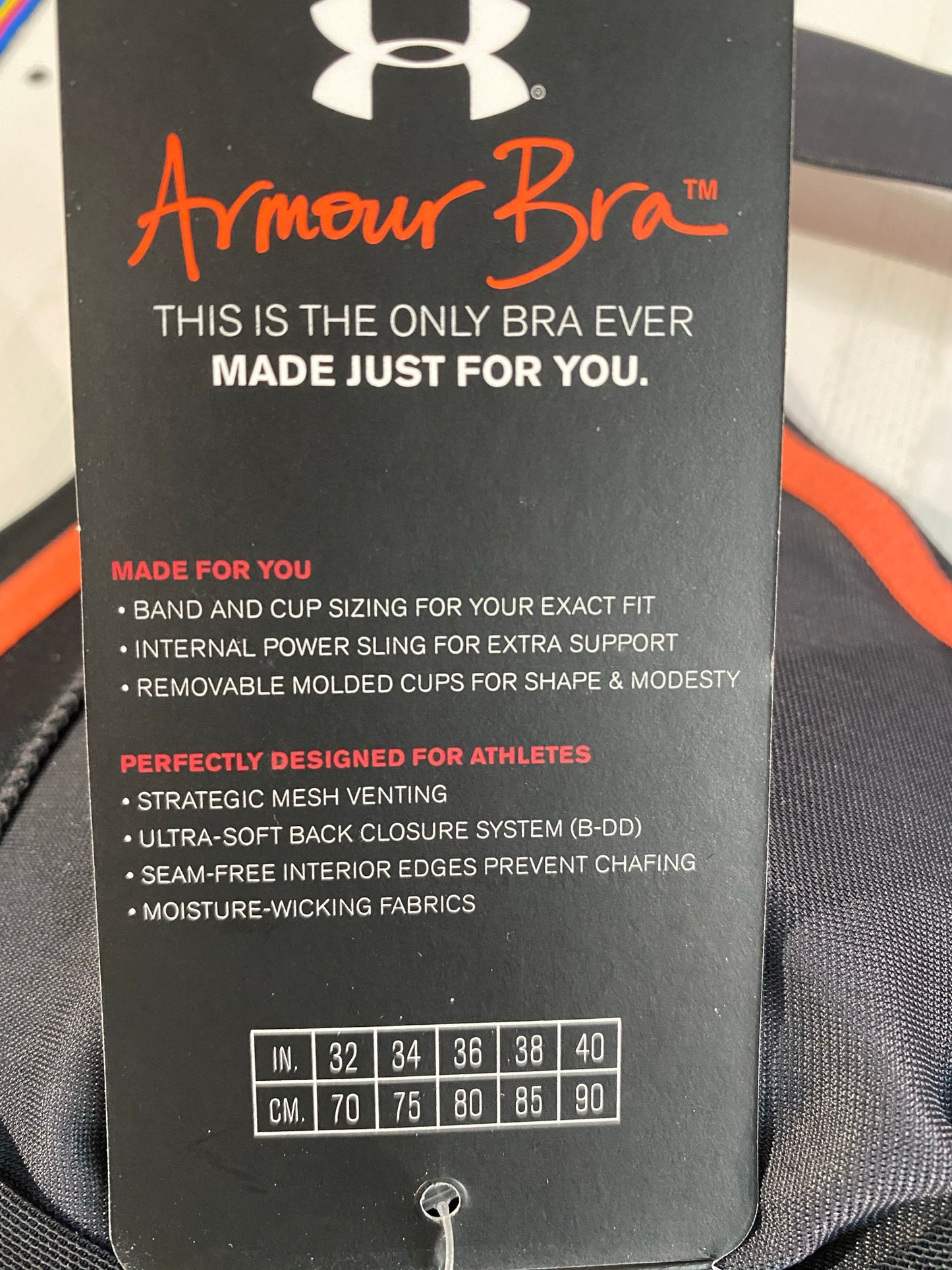 Sujetador deportivo de alto impacto Copa D de Under Armour