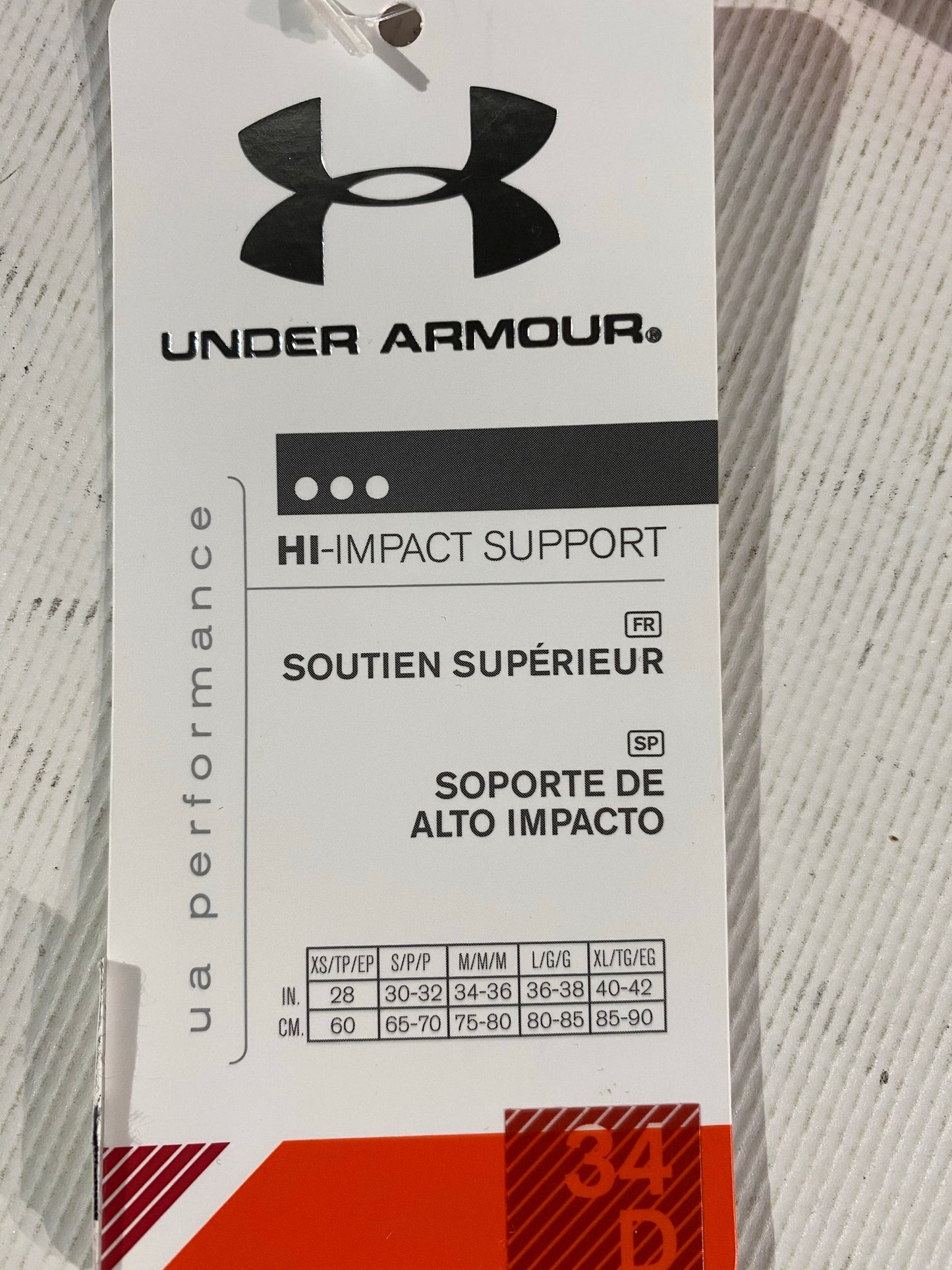 Sujetador deportivo Protegee Copa D de Under Armour