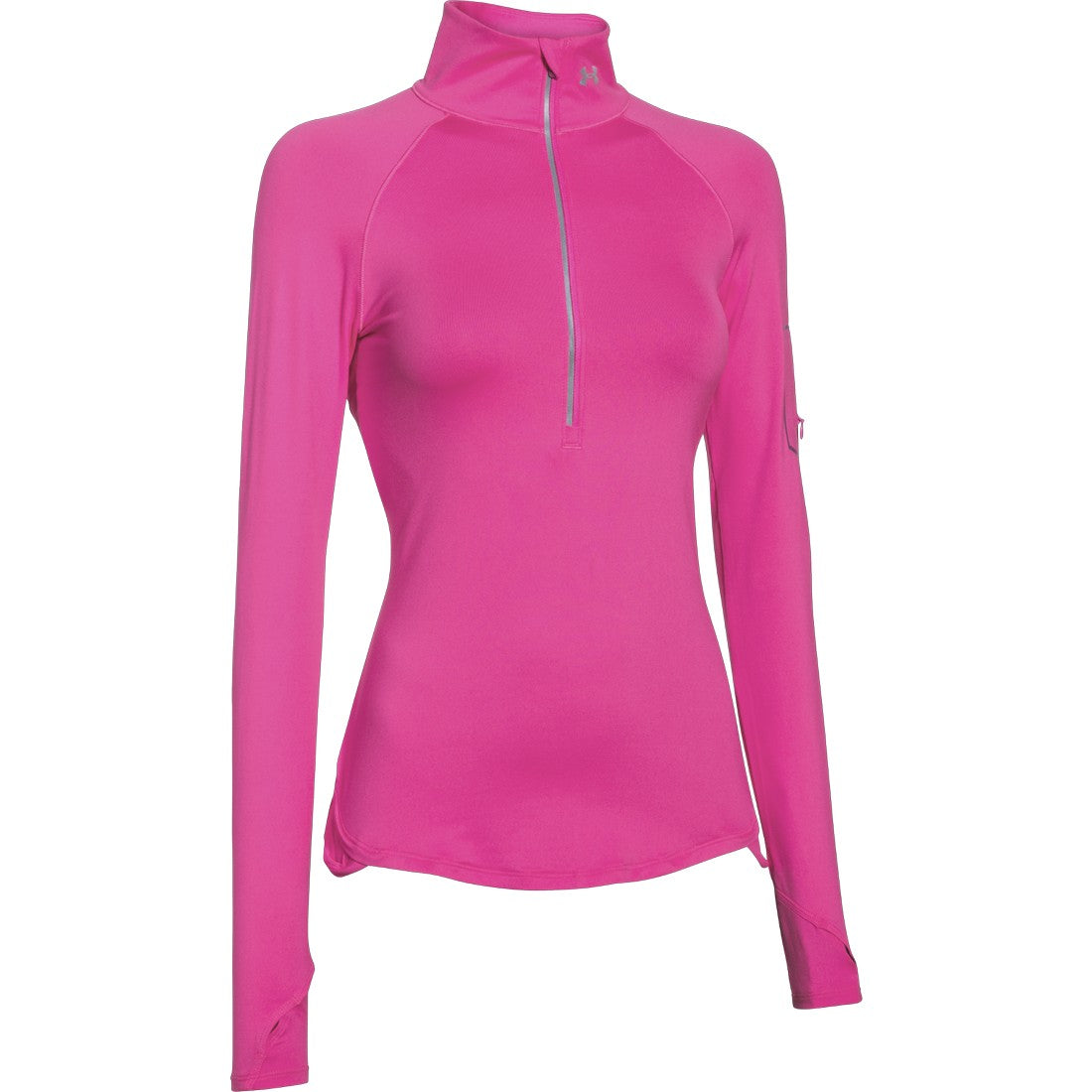 Camiseta termica con cremallera (1/2) y cuello alto para mujer de Under Armour