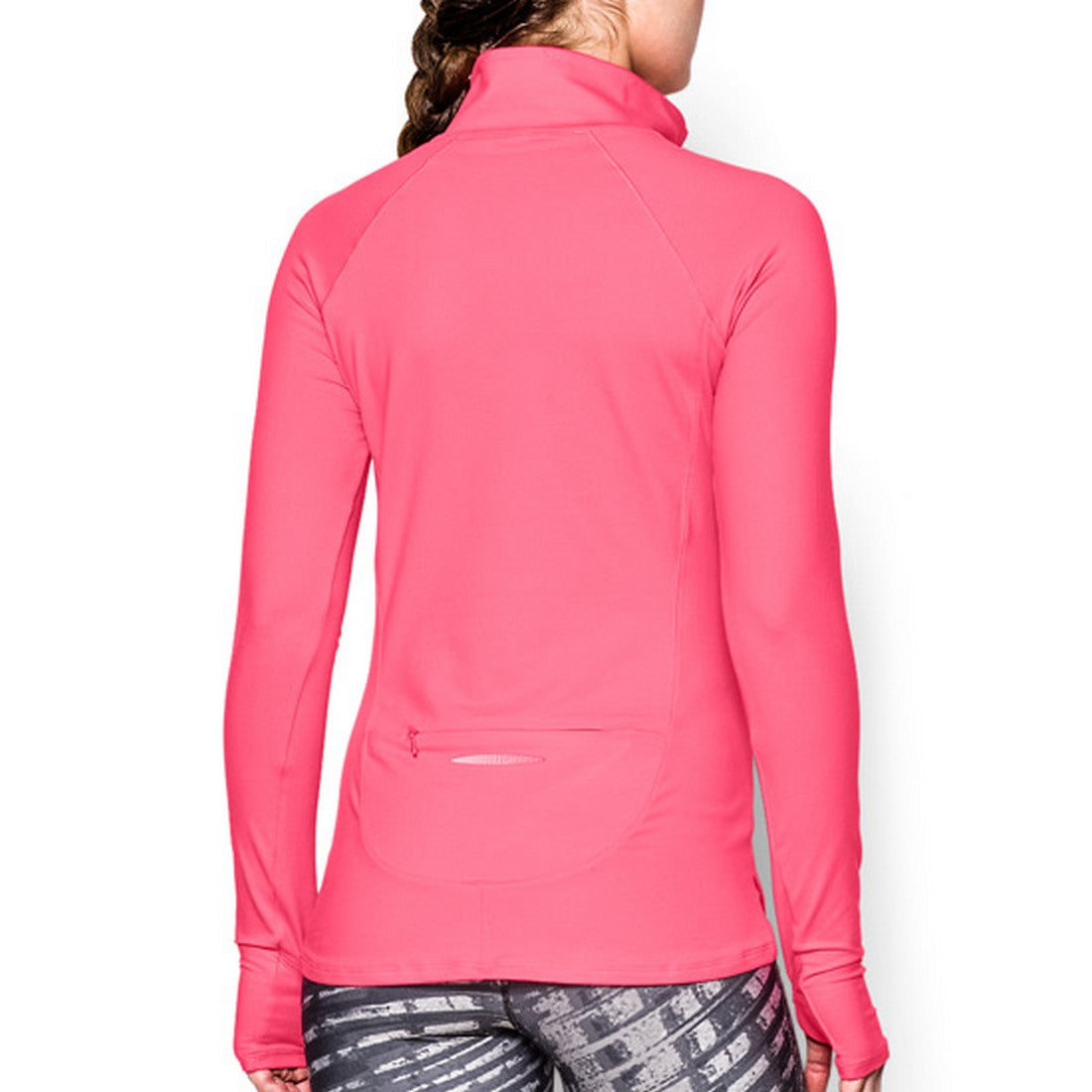Camiseta termica con cremallera (1/2) y cuello alto para mujer de Under Armour