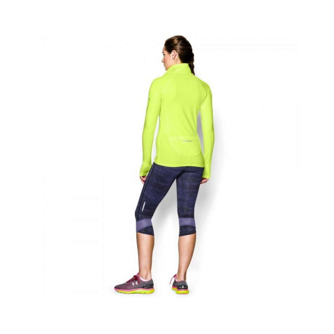 Camiseta termica con cremallera (1/2) y cuello alto para mujer de Under Armour
