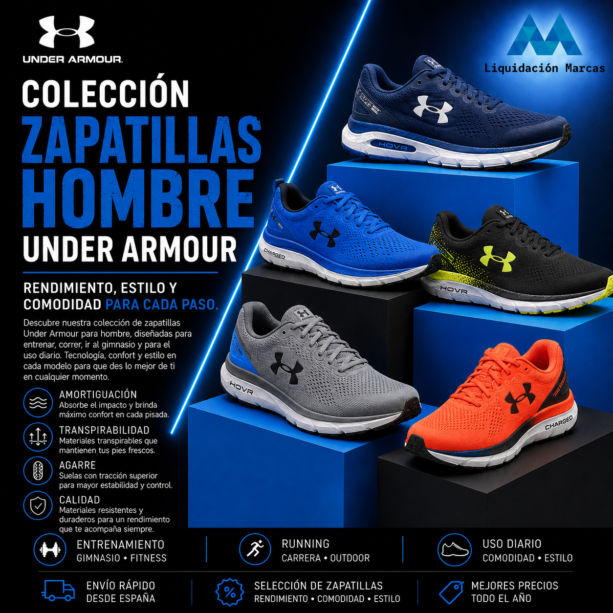 Zapatillas Under Armour para Hombre