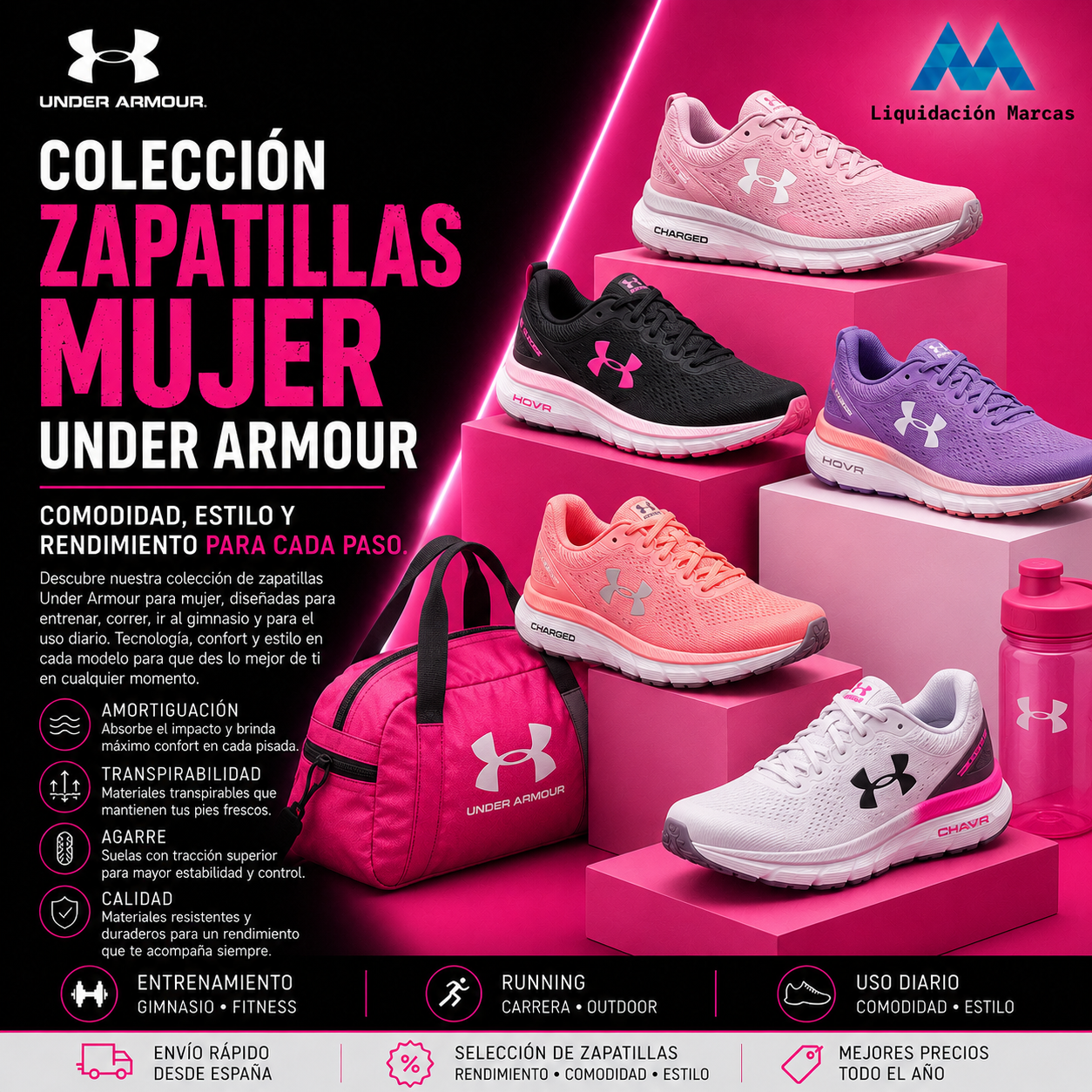 Zapatillas Under Armour para Mujer