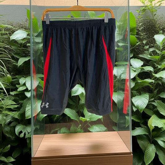 Pantalon corto (Short) negro Compression Heatgear para hombre de Under Armour