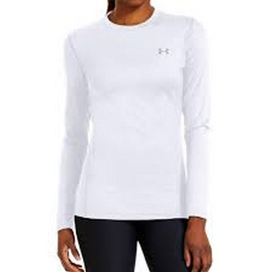 Camiseta termica ajustada de manga larga para mujer de Under Armour