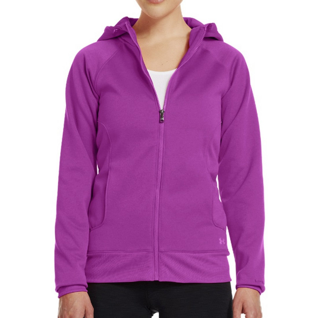 Sudadera con capucha y cremallera Coldgear Storm para mujer de