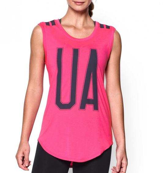 Camiseta sin mangas Big Logo para mujer de Under Armour